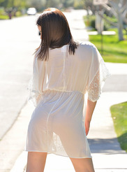 Kylie Sheer White Dress - 00
