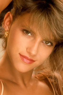 Julie Anne Clarke - Tanned Playmate Strips Nude In Stockings - 06